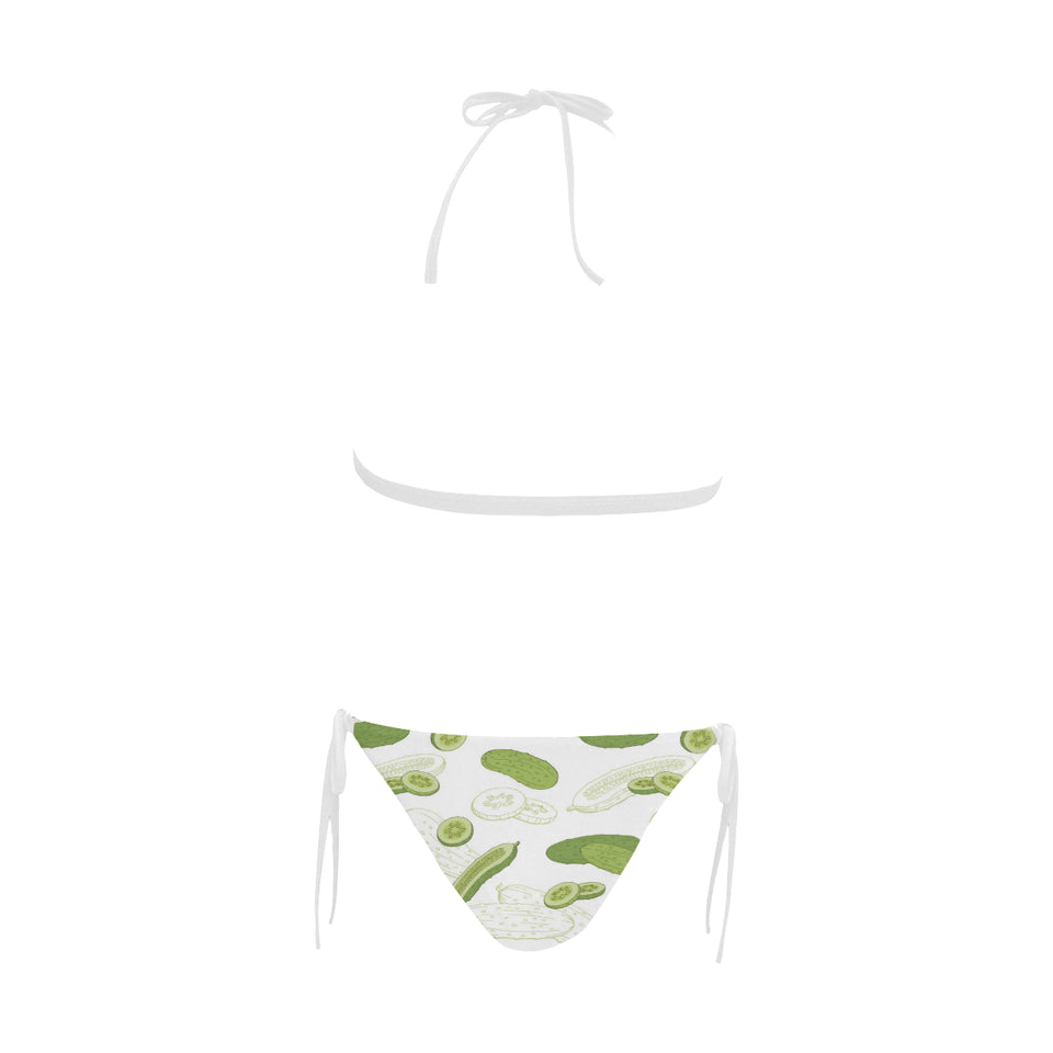 Cucumber sketch pattern Sexy Bikinis Two-Piece Swimsuits