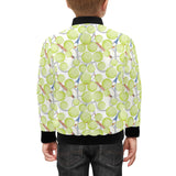Tennis Pattern Print Design 01 Kids' Boys' Girls' Bomber Jacket
