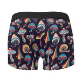 Colorful mushroom pattern Men's All Over Print Boxer Briefs Men's Underwear