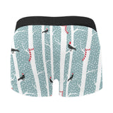Crows christmas hat scarf Men's All Over Print Boxer Briefs Men's Underwear