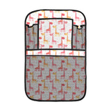 Giraffe Pattern Print Design 03 Car Seat Back Organizer