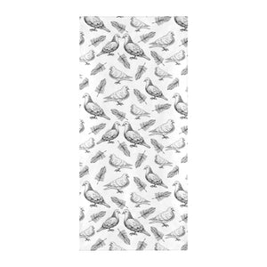 Pigeon Pattern Print Design 05 Beach Towel