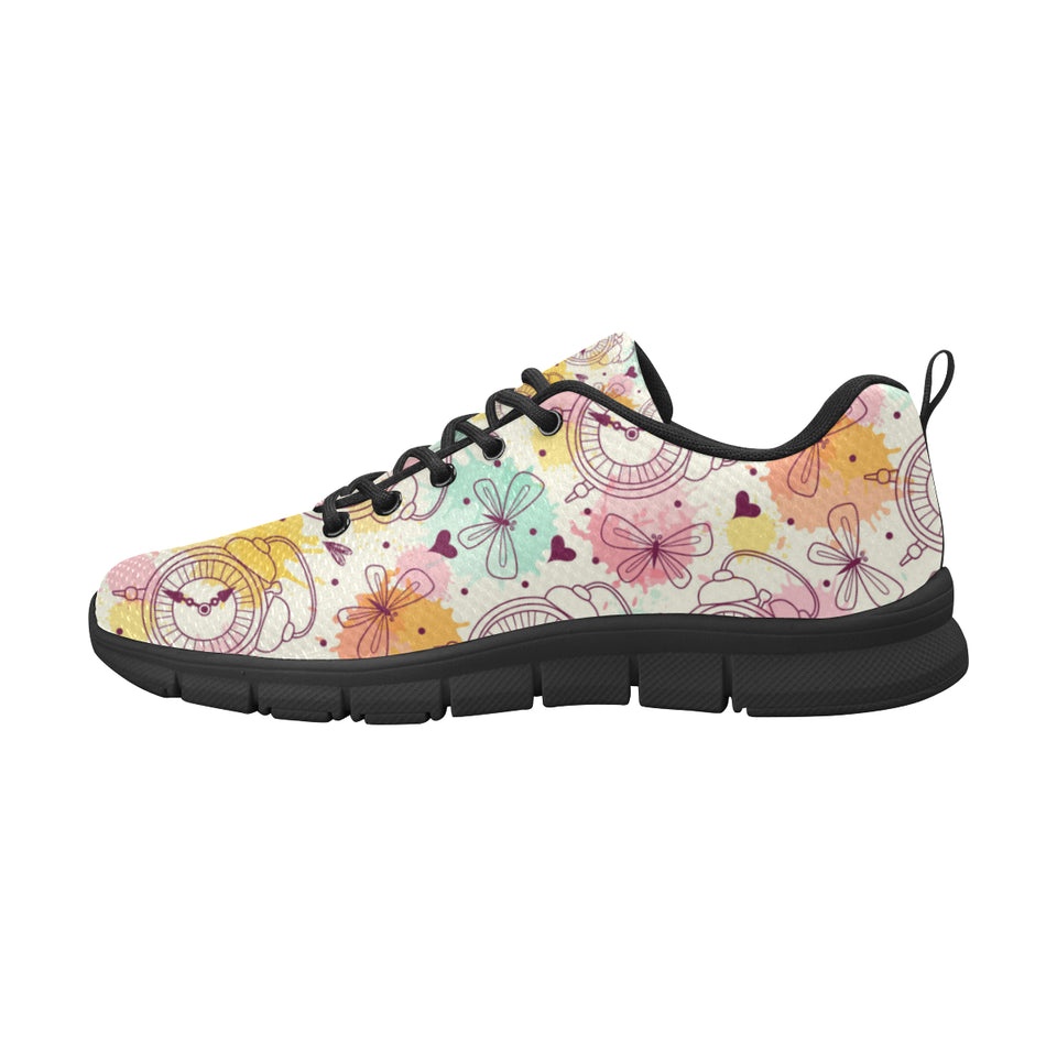 Clock butterfly pattern Men's Sneaker Shoes