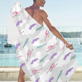 Helicopter plane pattern Beach Towel