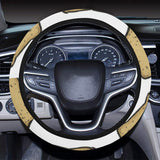 Bread Toast Pattern Print Design 03 Car Steering Wheel Cover