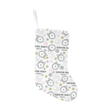 Siberian Husky design pattern Christmas Stocking