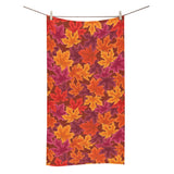 Autumn maple leaf pattern Bath Towel