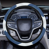 Cute white baby sea lion seal pattern Car Steering Wheel Cover