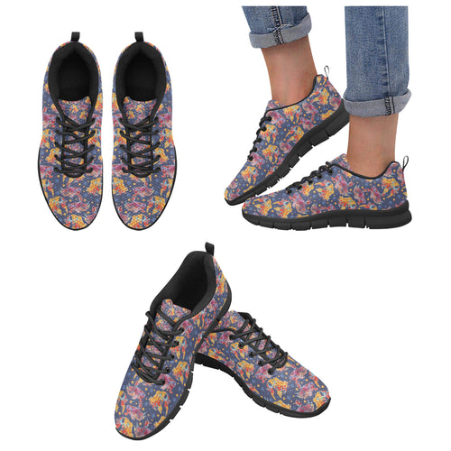 Goldfish Pattern Print Design 05 Women's Sneaker Shoes