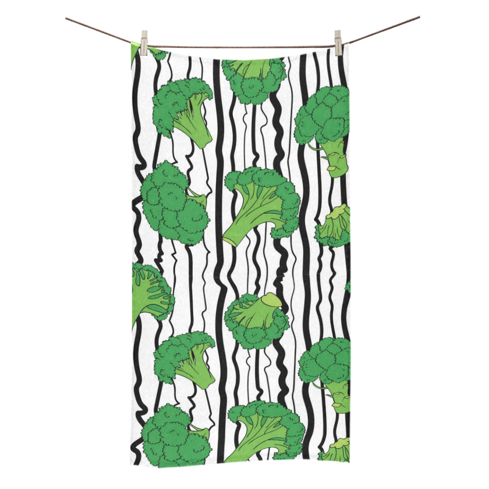 Cool Broccoli pattern Bath Towel