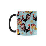 Rooster chicken cock snowfalke Morphing Mug Heat Changing Mug