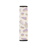 Cakes pies tarts muffins and eclairs purple bluebe Car Seat Belt Cover