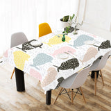 Whale dot pattern Tablecloth