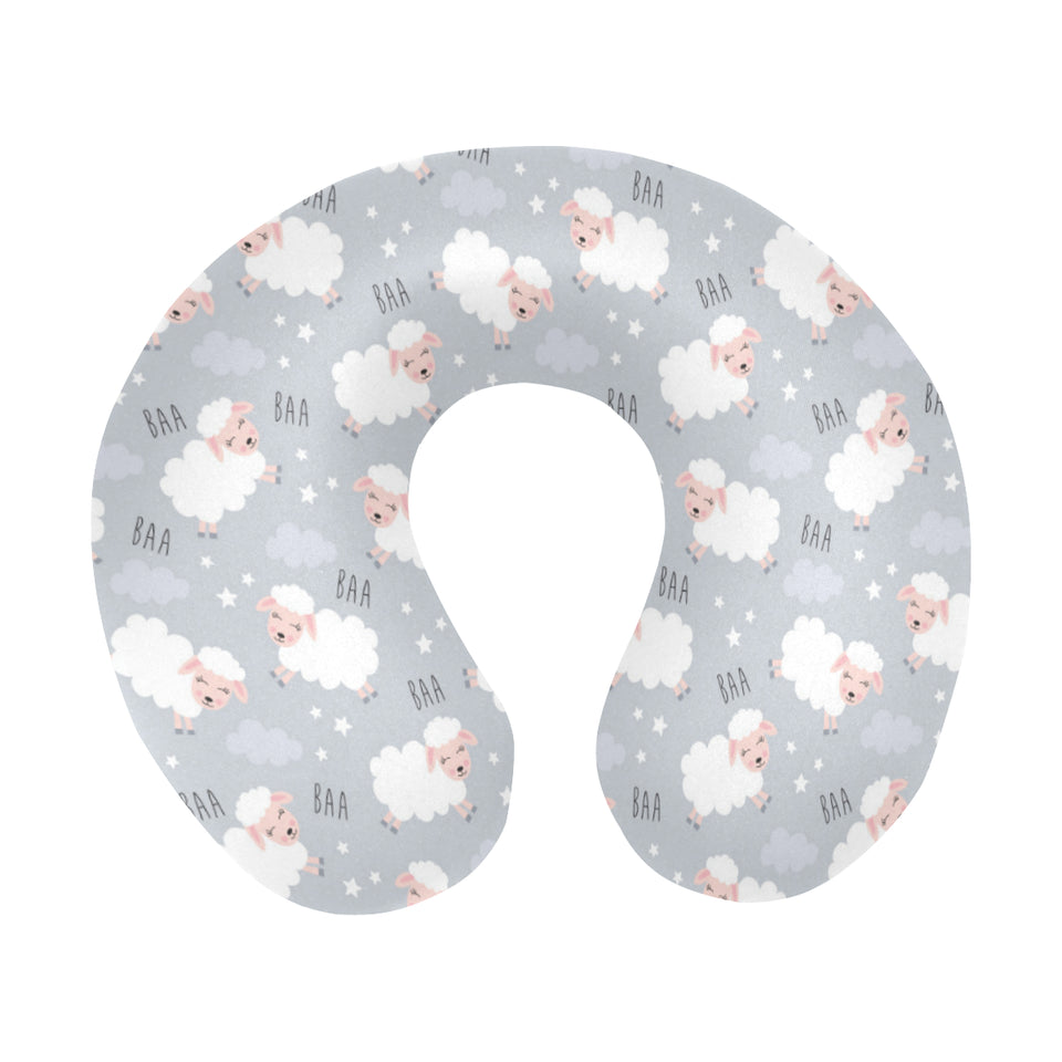 Sweet dreams sheep pattern U-Shaped Travel Neck Pillow