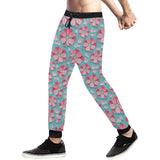3D sakura cherry blossom pattern Unisex Casual Sweatpants