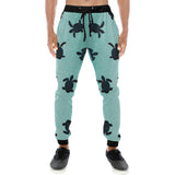 Sea turtle with blue ocean backgroud Unisex Casual Sweatpants