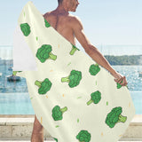 Broccoli pattern Beach Towel