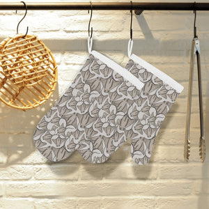 Stingray Pattern Print Design 05 Heat Resistant Oven Mitts