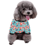 British Pattern Print Design 04 All Over Print Pet Dog Round Neck Fuzzy Shirt