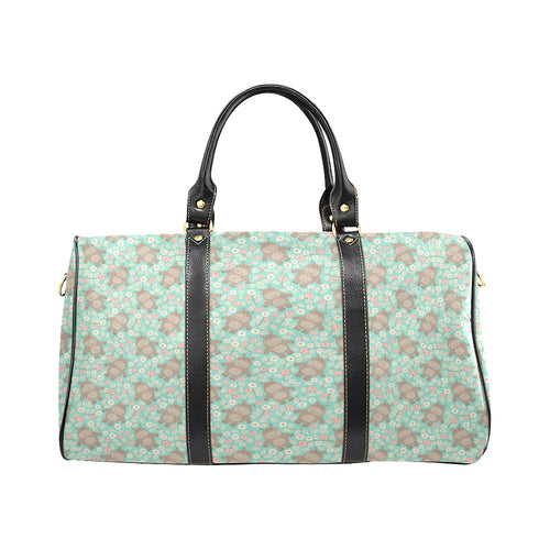 Hippopotamus Pattern Print Design 02 Travel Bag