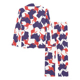Kangaroo Australian pattern Women's Long Pajama Set