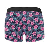 Hibiscus Pattern Print Design 05 Men's All Over Print Boxer Briefs Men's Underwear