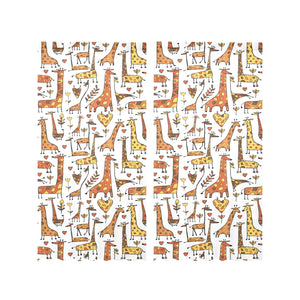 Giraffe Pattern Print Design 04 Gauze Curtain