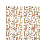 Giraffe Pattern Print Design 04 Gauze Curtain