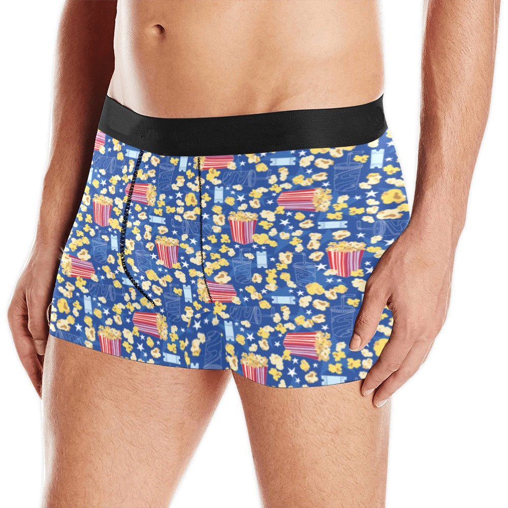Popcorn Pattern Print Design 01 Men's All Over Print Boxer Briefs Men's Underwear