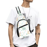 Cute Rhino pattern All Over Print Chest Bag
