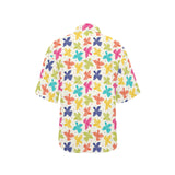 Pigeon Pattern Print Design 01 Women's All Over Print Hawaiian Shirt