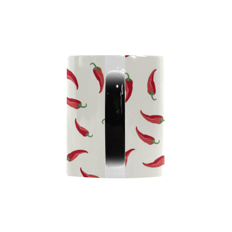 Chili peppers pattern Morphing Mug Heat Changing Mug