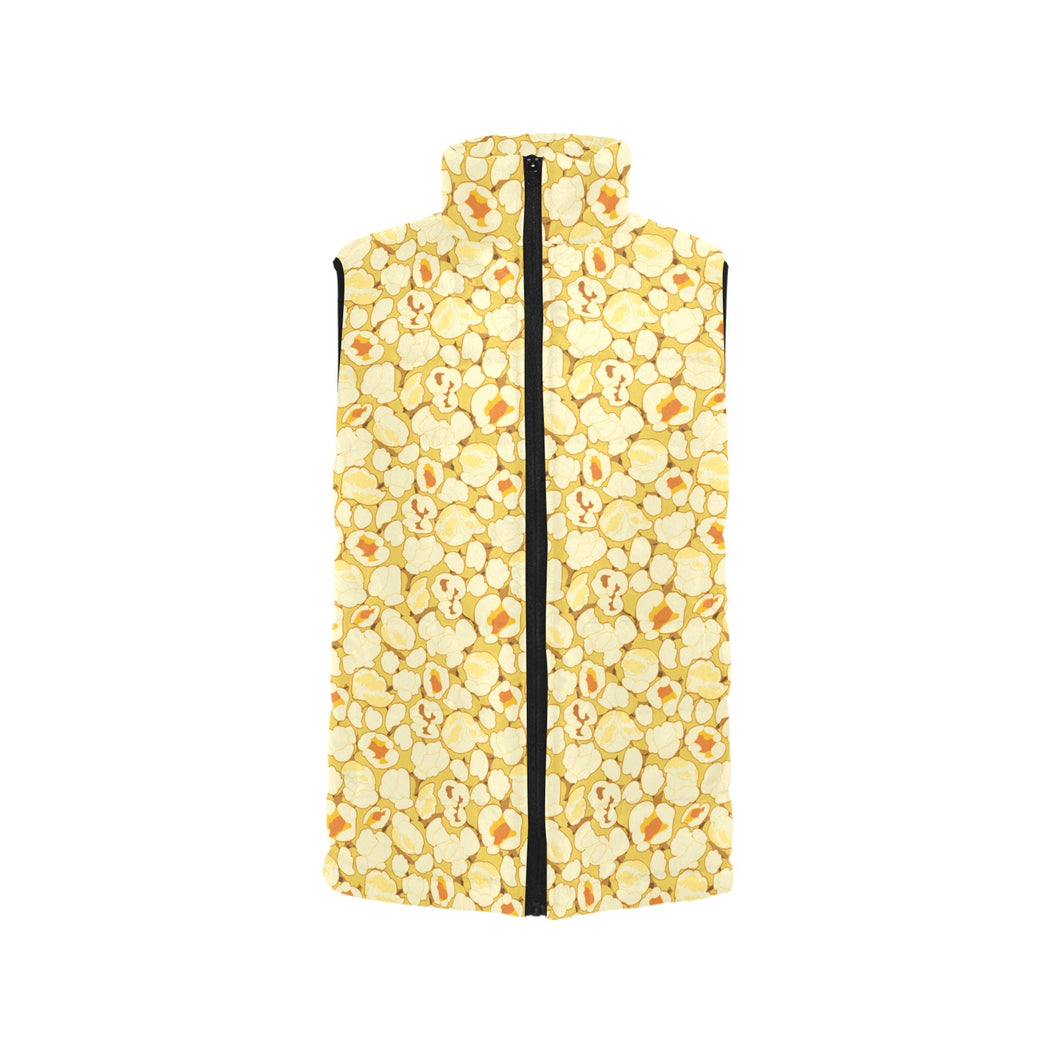 Popcorn Pattern Print Design 04 Men's Padded Vest