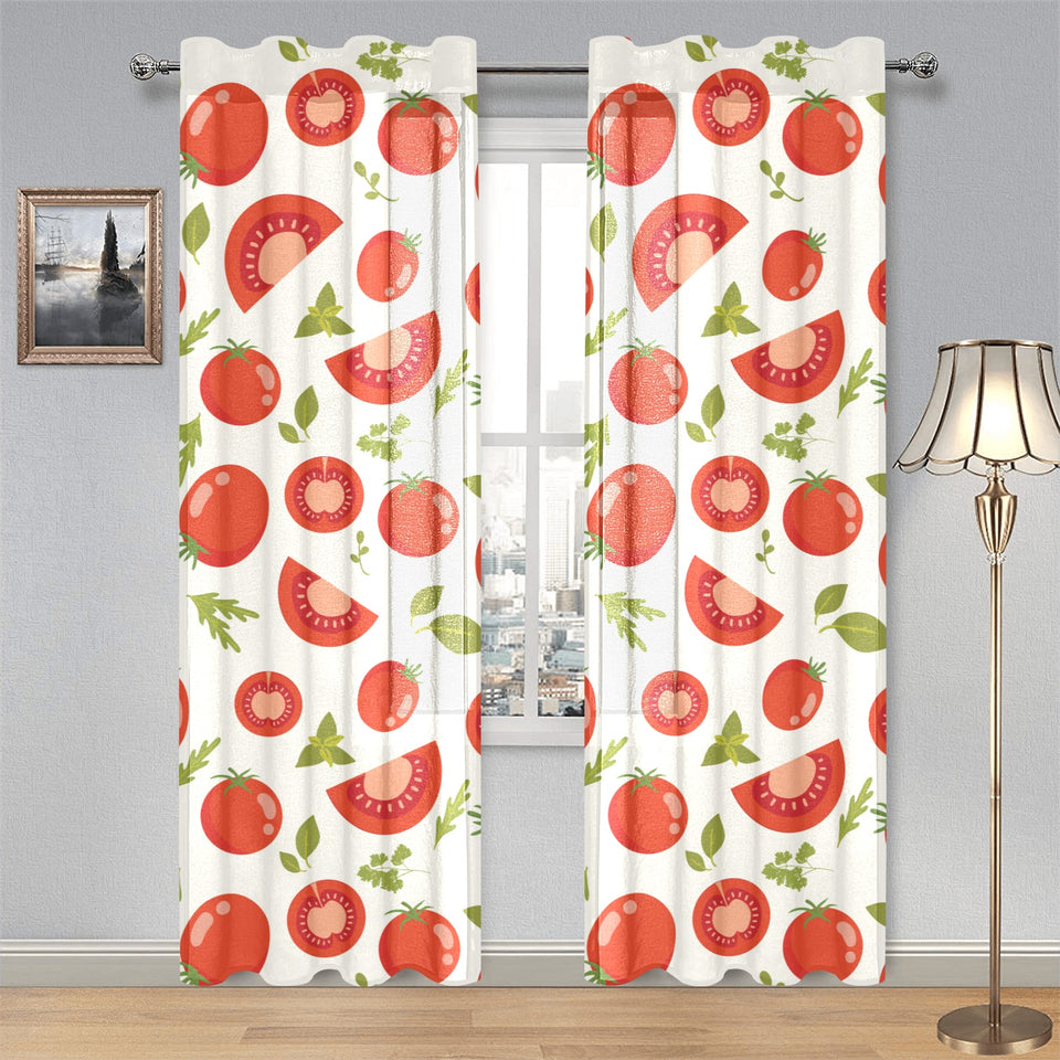 Tomato pattern Gauze Curtain