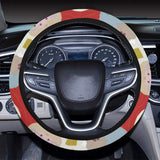 Pig Pattern Print Design 02 Car Steering Wheel Cover