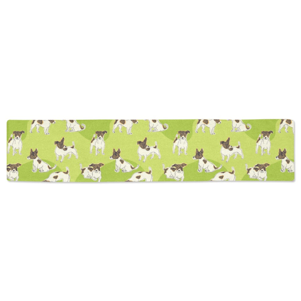 Jack Russel Pattern Print Design 01 Table Runner