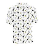 Seagull Pattern Print Design 05 Men's All Over Print Polo Shirt