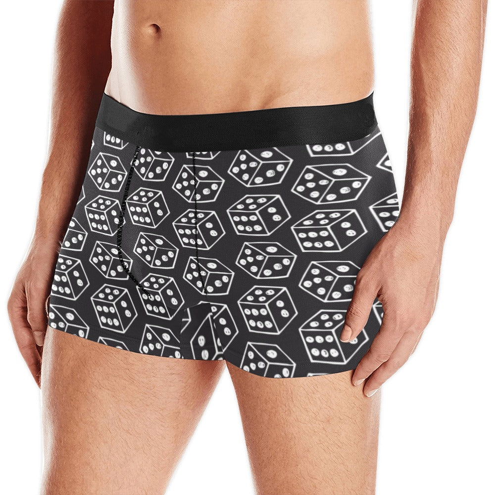 Dice Pattern Print Design 01 Men's All Over Print Boxer Briefs Men's Underwear