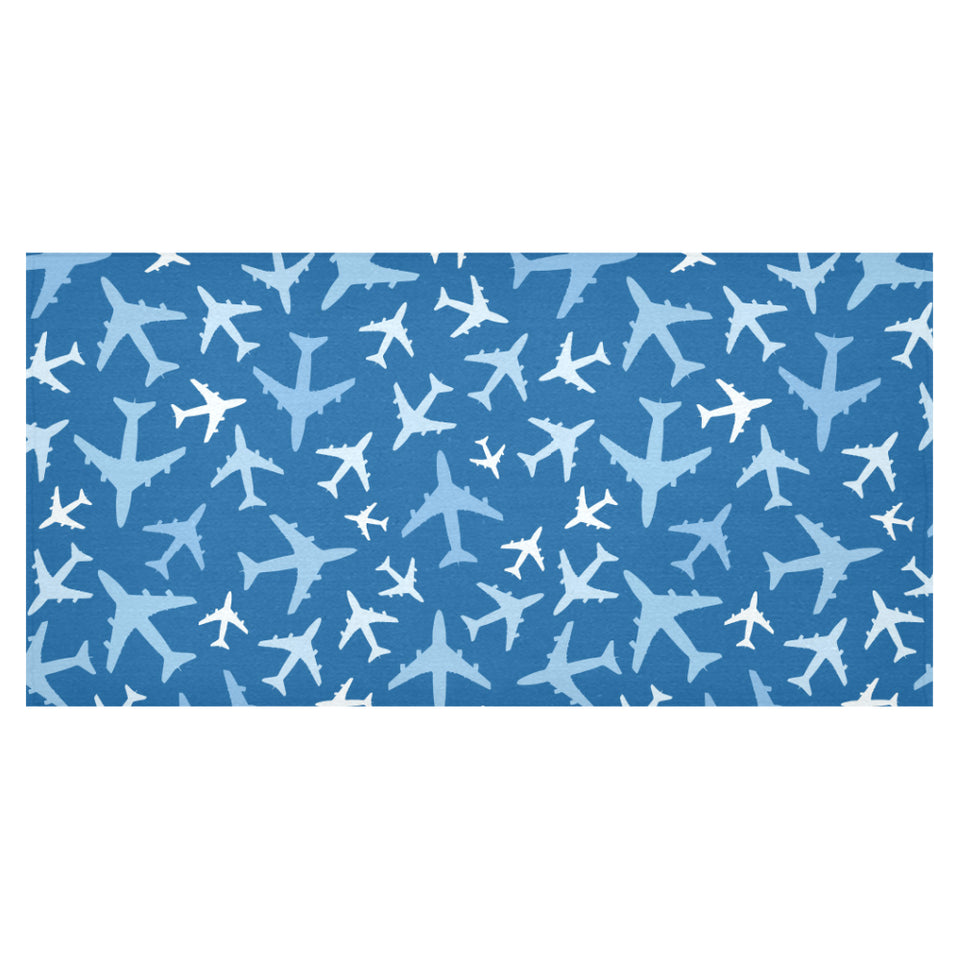 Airplane pattern in the sky Tablecloth
