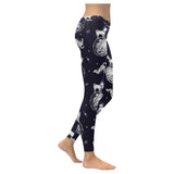 Chihuahua space helmet astronaut pattern Women's Legging Fulfilled In US