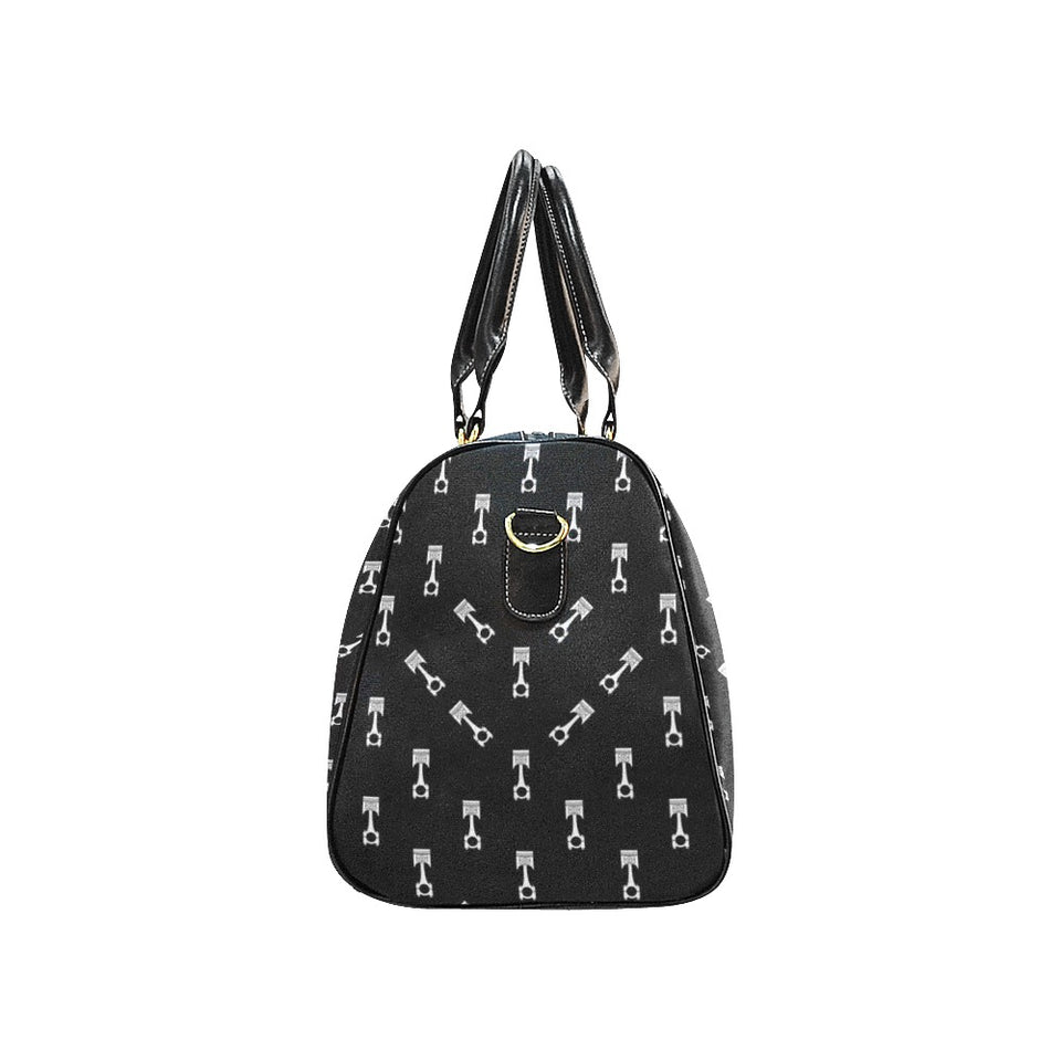 Engine Piston Black Theme Pattern Print Design 03 Travel Bag