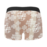 Beautiful hexagon japanese  pattern Men's All Over Print Boxer Briefs Men's Underwear
