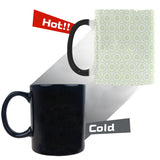 Cucumber pattern background Morphing Mug Heat Changing Mug