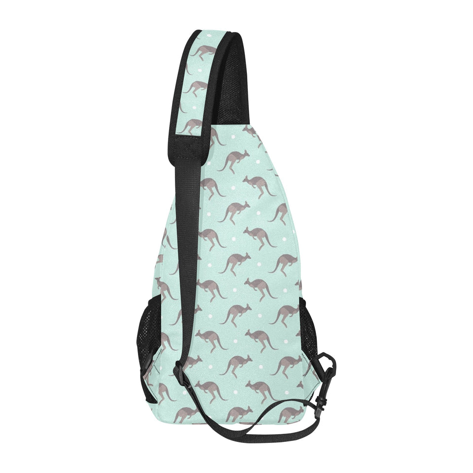 Kangaroo pattern background All Over Print Chest Bag