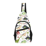 Cute dinosaurs pattern All Over Print Chest Bag