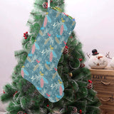 Squirrel Pattern Print Design 01 Christmas Stocking