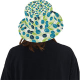 blueberry flower pattern Unisex Bucket Hat