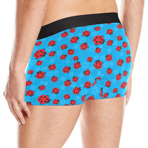 Ladybug Pattern Print Design 02 Men's All Over Print Boxer Briefs Men's Underwear