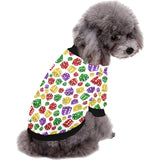 Dice Pattern Print Design 03 All Over Print Pet Dog Round Neck Fuzzy Shirt