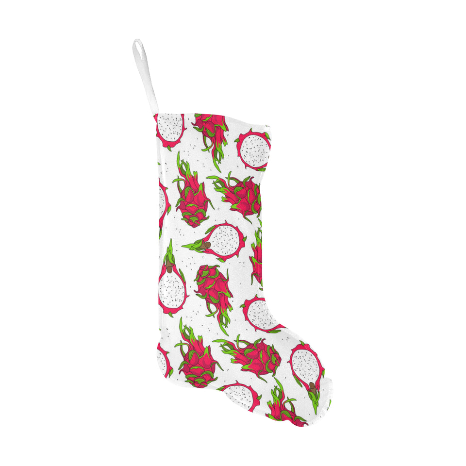 dragon fruits white background Christmas Stocking